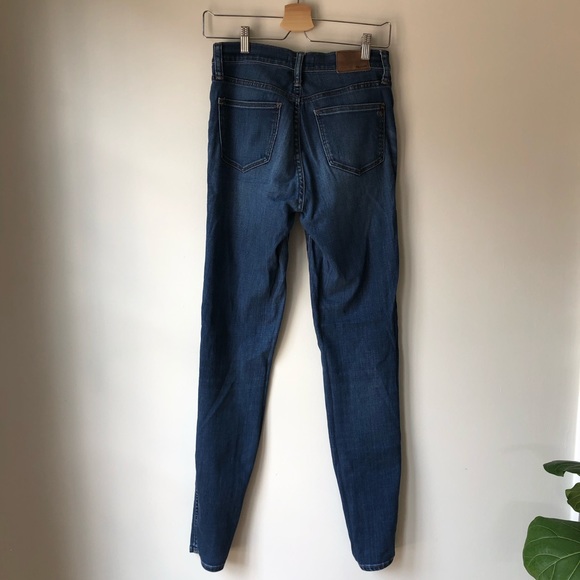 GUC! Madewell Taller 10" High-Rise Skinny Jeans in Danny Wash - Picture 6 of 7